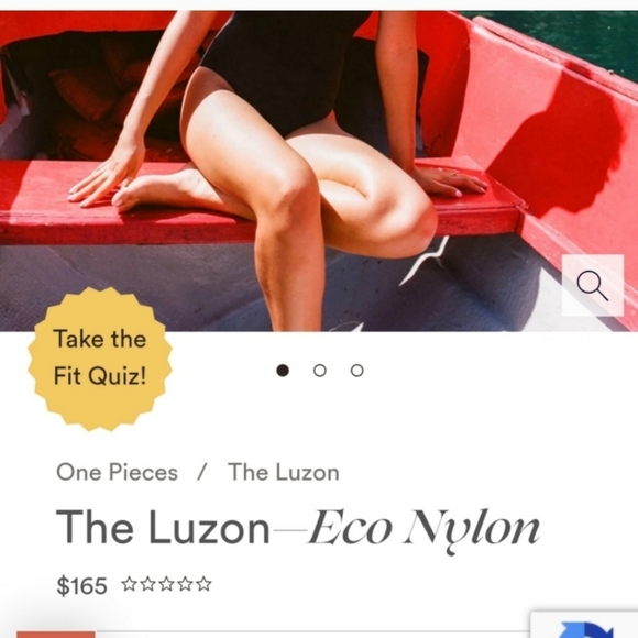 Andie black The Luzon one piece swimsuit Large - Picture 3 of 16